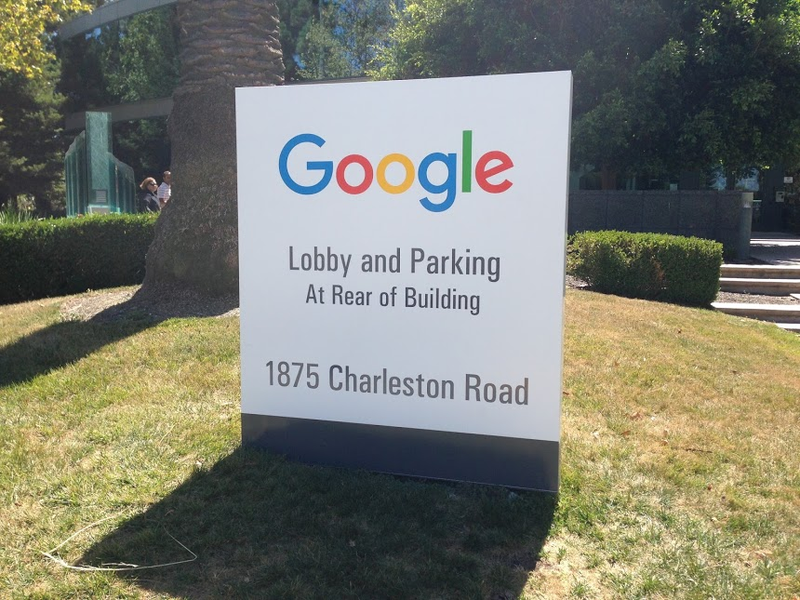 Illustration for article titled The Googleplex Is Already Sporting the New Logo